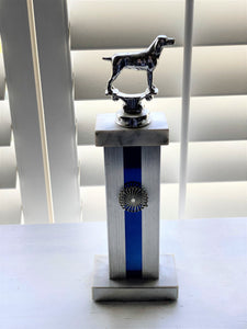 VINTAGE DOG TROPHY--SUCH OLD-SCHOOL BEAUTY AND QUALITY