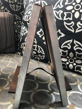 SMALLISH, EASEL-STYLE, BEAUTIFUL CHALKBOARD (TWO SIDES) WITH "RIVET" DETAILING