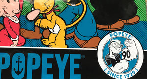 550-PIECE POPEYE AND FRIENDS BOLDLY-COLORED, SUPER FUN, RETRO-THEMED PUZZLE (MADE IN THE USA!)