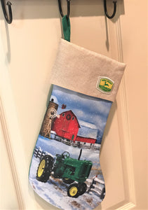 VERY SPECIAL JOHN DEERE CHRISTMAS STOCKING--SURPRISE SOMEONE SPECIAL