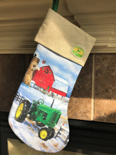 VERY SPECIAL JOHN DEERE CHRISTMAS STOCKING--SURPRISE SOMEONE SPECIAL