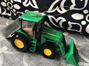 JOHN DEERE LITTLE LOADER CHRISTMAS ORNAMENT (BY KURT S. ADLER)