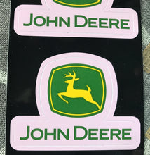 PINK JOHN DEERE DECALS (SET OF TWO)