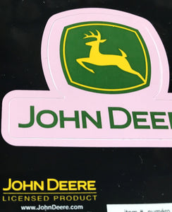 PINK JOHN DEERE DECALS (SET OF TWO)