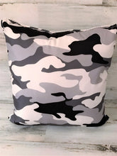 GREAT-LOOKIN', GRAY-CAMO THROW PILLOW