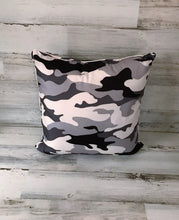 GREAT-LOOKIN', GRAY-CAMO THROW PILLOW