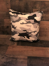 GREAT-LOOKIN', GRAY-CAMO THROW PILLOW