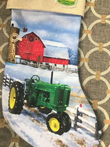 VERY SPECIAL JOHN DEERE CHRISTMAS STOCKING--SURPRISE SOMEONE SPECIAL