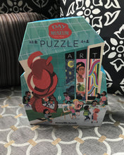 CHILDREN'S 48-JUMBO PIECES LET'S ALL GO TO THE MUSEUM PUZZLE (MADE FROM 100% RECYCLED MATERIALS!)