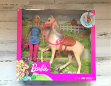 LET'S RIDE! BARBIE AND HER PALOMINO HORSE SET