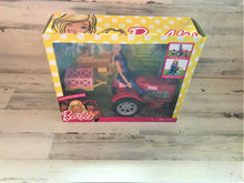 BARBIE FARMER, TRACTOR/CART, AND ANIMALS DELUXE SET