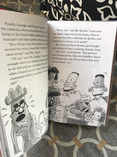 "CAPTAIN UNDERPANTS AND THE SENSATIONAL SAGA OF SIR STINKS-A-LOT" HARDBACK CHILDREN'S BOOK (PRE-OWNED) BY DAV PILKEY