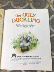 "THE UGLY DUCKLING" PRE-OWNED LITTLE GOLDEN BOOK (1995 COLLECTIBLE EDITION) BY HANS CHRISTIAN ANDERSEN (ILLUSTRATIONS BY LISA MCCUE)