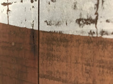 RUSTIC...SIMPLE...AND SO, SO PRETTY! CONTINENTAL USA PLANKED-WOOD/ WHITE-DISTRESSED PAINT WALL DECOR (HUGE AND HEAVY-DUTY)