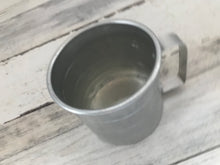 VINTAGE SMALL, ONE-CUP ALUMINUM DRY INGREDIENTS MEASURING CUP