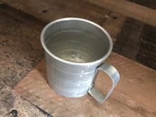 VINTAGE SMALL, ONE-CUP ALUMINUM DRY INGREDIENTS MEASURING CUP