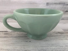 GORGEOUS RETRO-MINT GREEN MUG WITH UNIQUE, CHARMING SHAPE AND VINTAGE LOOK