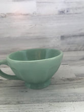 GORGEOUS RETRO-MINT GREEN MUG WITH UNIQUE, CHARMING SHAPE AND VINTAGE LOOK