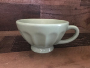 GORGEOUS RETRO-MINT GREEN MUG WITH UNIQUE, CHARMING SHAPE AND VINTAGE LOOK