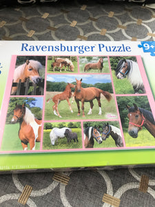 300 XXL-PIECE HORSE-THEMED, PREMIUM PUZZLE:  SO MANY HORSES! BEAUTIFUL AND TOP-QUALITY--PERFECT FOR ANY HORSE-LOVER