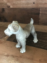 CHARMING VINTAGE GRAY GLASS DOG