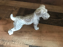 CHARMING VINTAGE GRAY GLASS DOG