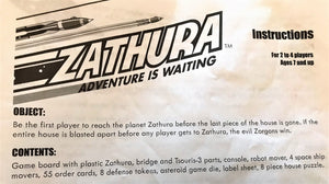 RETRO, COLLECTOR'S ITEM 2005 ZATHURA "ADVENTURE IS WAITING" BOARD GAME:  COMPLETE AND IN WONDERFUL CONDITION