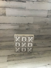 HEAVY-DUTY COFFEE TABLE WOOD TIC TAC TOE SET (BEAUTIFUL DISTRESSED-IVORY)