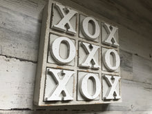 HEAVY-DUTY COFFEE TABLE WOOD TIC TAC TOE SET (BEAUTIFUL DISTRESSED-IVORY)