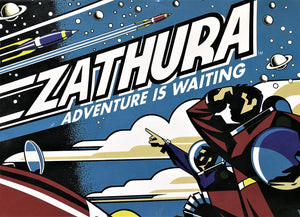 RETRO, COLLECTOR'S ITEM 2005 ZATHURA "ADVENTURE IS WAITING" BOARD GAME:  COMPLETE AND IN WONDERFUL CONDITION