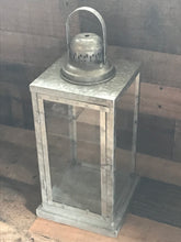 EXTRA-TALL, HEAVYWEIGHT, GALVANIZED METAL LANTERN:   CLASSIC-LOOKING, SILVER, AND EXTRA-NICE (FARMHOUSE FLAIR WITH MODERN, TIMELESS DESIGN)