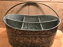 VERY SPECIAL 6-SECTION, GALVANIZED CADDY:  EXTRA-STURDY AND EXTRA-PRETTY