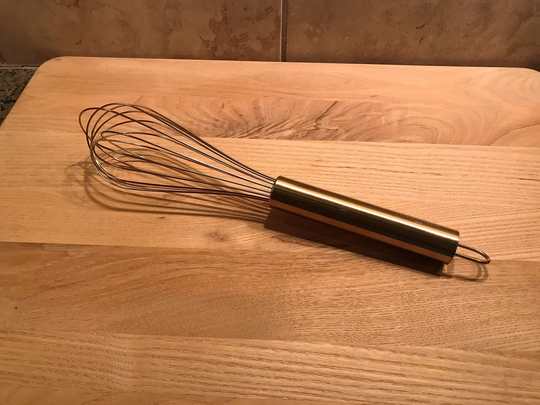 GOLD-FINISH WHISK