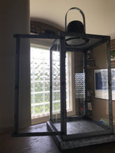 EXTRA-TALL, HEAVYWEIGHT, GALVANIZED METAL LANTERN:   CLASSIC-LOOKING, SILVER, AND EXTRA-NICE (FARMHOUSE FLAIR WITH MODERN, TIMELESS DESIGN)