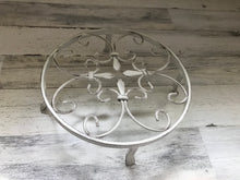 JUMBO, CAST IRON TRIVET:  ELEVATED WITH FOUR LEGS (RUSTIC AND OH-SO-BEAUTIFUL)