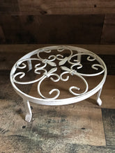 JUMBO, CAST IRON TRIVET:  ELEVATED WITH FOUR LEGS (RUSTIC AND OH-SO-BEAUTIFUL)