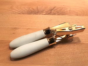 GORGEOUS, HEAVY-DUTY, GOLD-FINISH CAN OPENER