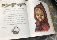 "LITTLE RED RIDING HOOD" VINTAGE 1948 CHILDREN'S LITTLE GOLDEN BOOK (RARE)