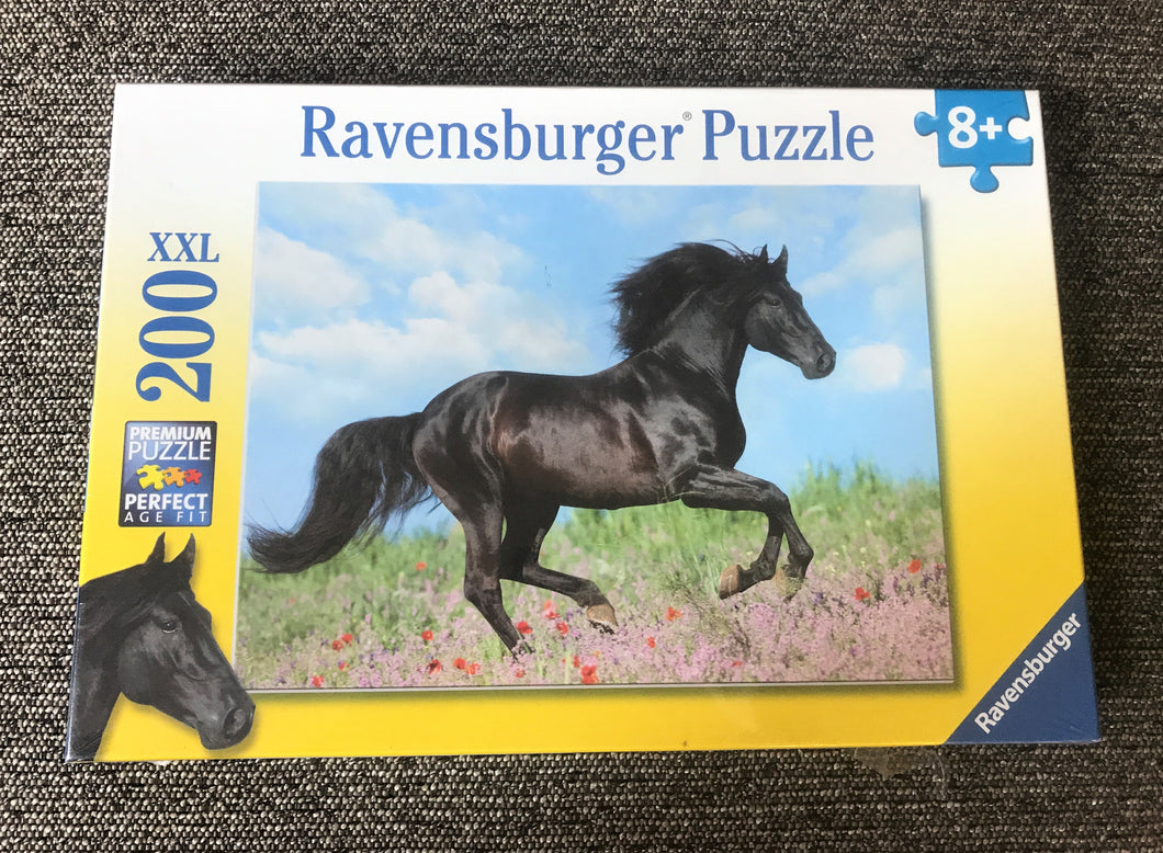 CHILDREN'S 200 EXTRA-LARGE PIECE GALLOPING HORSE PREMIUM PUZZLE (A TOP-QUALITY RAVENSBURGER PUZZLE)