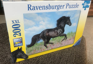 CHILDREN'S 200 EXTRA-LARGE PIECE GALLOPING HORSE PREMIUM PUZZLE (A TOP-QUALITY RAVENSBURGER PUZZLE)