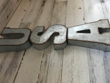 GALVANIZED "USA" LETTERS (PERFECT FOR YOUR HOME OR OFFICE OR THE FOURTH OF JULY DECOR)