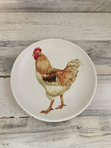 COCK-A-DOODLE-CUTE! DECORATIVE ROOSTER WALL PLATE