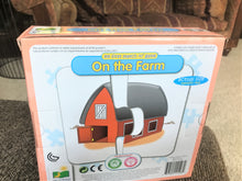 CHILDREN'S FARM MATCHING GAME WITH 15 SETS OF TWO-PIECE "PUZZLE" CARDS