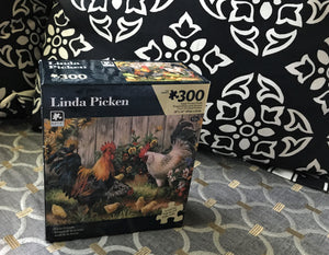 300 LARGE-PIECE BIRD-THEMED PUZZLE:  THE WHOLE FEATHERED FAMILY