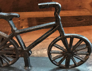 CAST-IRON BICYCLE DECORATIVE ACCENT (SIMPLE, BEAUTIFUL, STURDY)