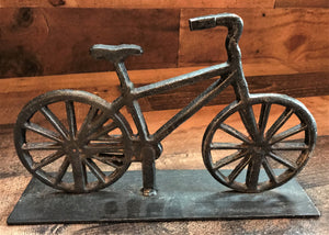 CAST-IRON BICYCLE DECORATIVE ACCENT (SIMPLE, BEAUTIFUL, STURDY)