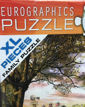 300 EXTRA-LARGE PIECE FAMILY/COUNTRY LIFE PUZZLE "OUT ON THE PRETTY PUMPKIN FARM" (MADE IN THE USA!)