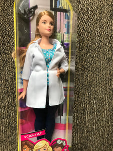 SCIENTIST BARBIE (BLONDE)/"YOU CAN BE ANYTHING" BARBIE