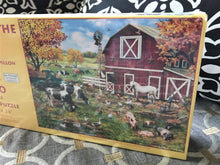 300-PIECE FUN ON THE FARM FAMILY-FRIENDLY PUZZLE MOO! NEIGH! BAA! QUACK! OINK! BRAWK! COCK-A-DOODLE-DO! (MADE IN THE USA!)