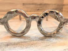 FUNKY SILVER SPECTACLES ACCENT DECOR